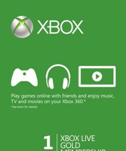Купить 1 Month Xbox Live Gold Membership (Xbox One/360) (Xbox Live)