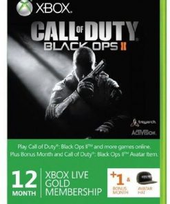 Купить 12 + 1 Month Xbox Live Gold Membership - Black Ops II Branded (Xbox One/360) (Xbox Live)