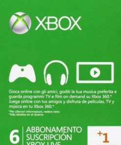 Acheter 6 + 1 mois d'abonnement Xbox Live Gold (Xbox One/360) (Xbox Live)
