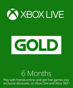 Compre assinatura Xbox Live Gold de 6 meses (UE e Reino Unido) (Xbox Live)