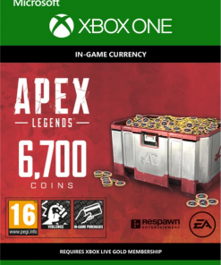 Apex Legends 6700 монеталарын Xbox One (Xbox Live) сатып алыңыз