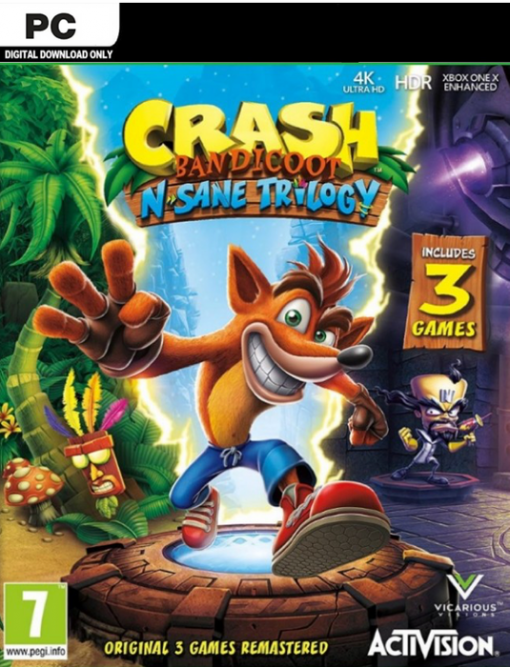 Купить Crash Bandicoot N. Sane Trilogy PC (Steam)