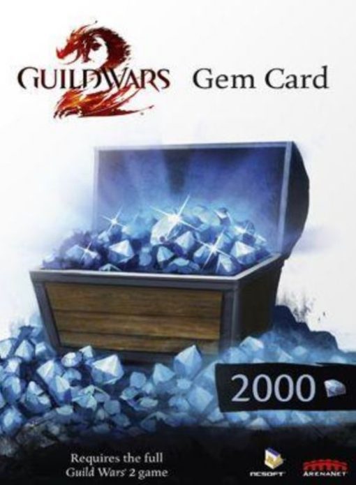 Купить Guild Wars 2 2000 Gem Points Card (PC) (ArenaNet)