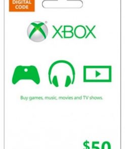 Купити Microsoft Gift Card - $50 (Xbox One/360) (Xbox Live)