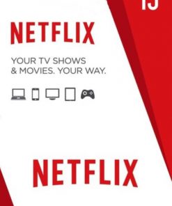 Acheter une carte-cadeau Netflix - 15 euros (UE et Royaume-Uni) (Netflix)