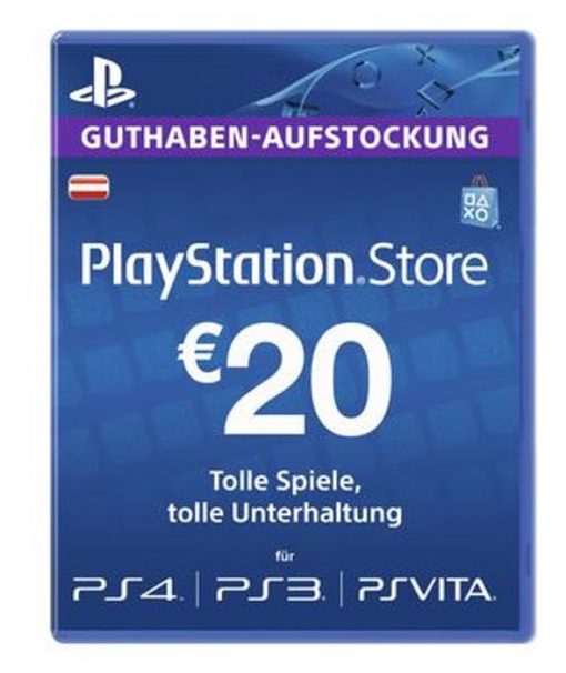 Купить PlayStation Network (PSN) Card - 20 EUR (Austria) (PSN)