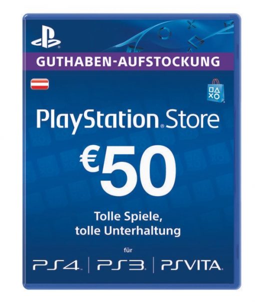 Купить PlayStation Network (PSN) Card - 50 EUR (Austria) (PSN)