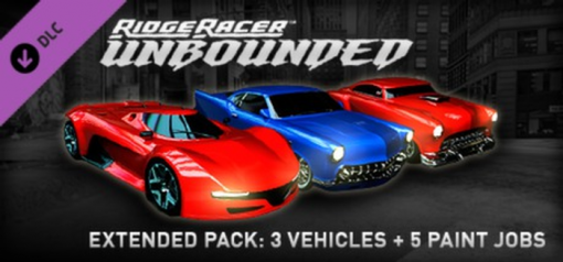 Купить Ridge Racer Unbounded  Extended Pack 3 Vehicles + 5 Paint Jobs PC (Steam)