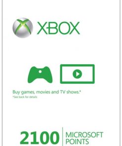 Купить Xbox Live 2100 Microsoft Points (Xbox 360) (Xbox Live)